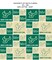 Sykel Enterprises-University of South Florida Cotton Fabric-USF Bulls Geometric Cotton Quilting Fabric